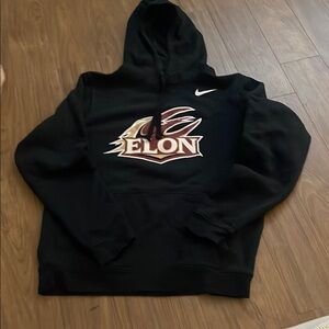 Elon University black hoodie